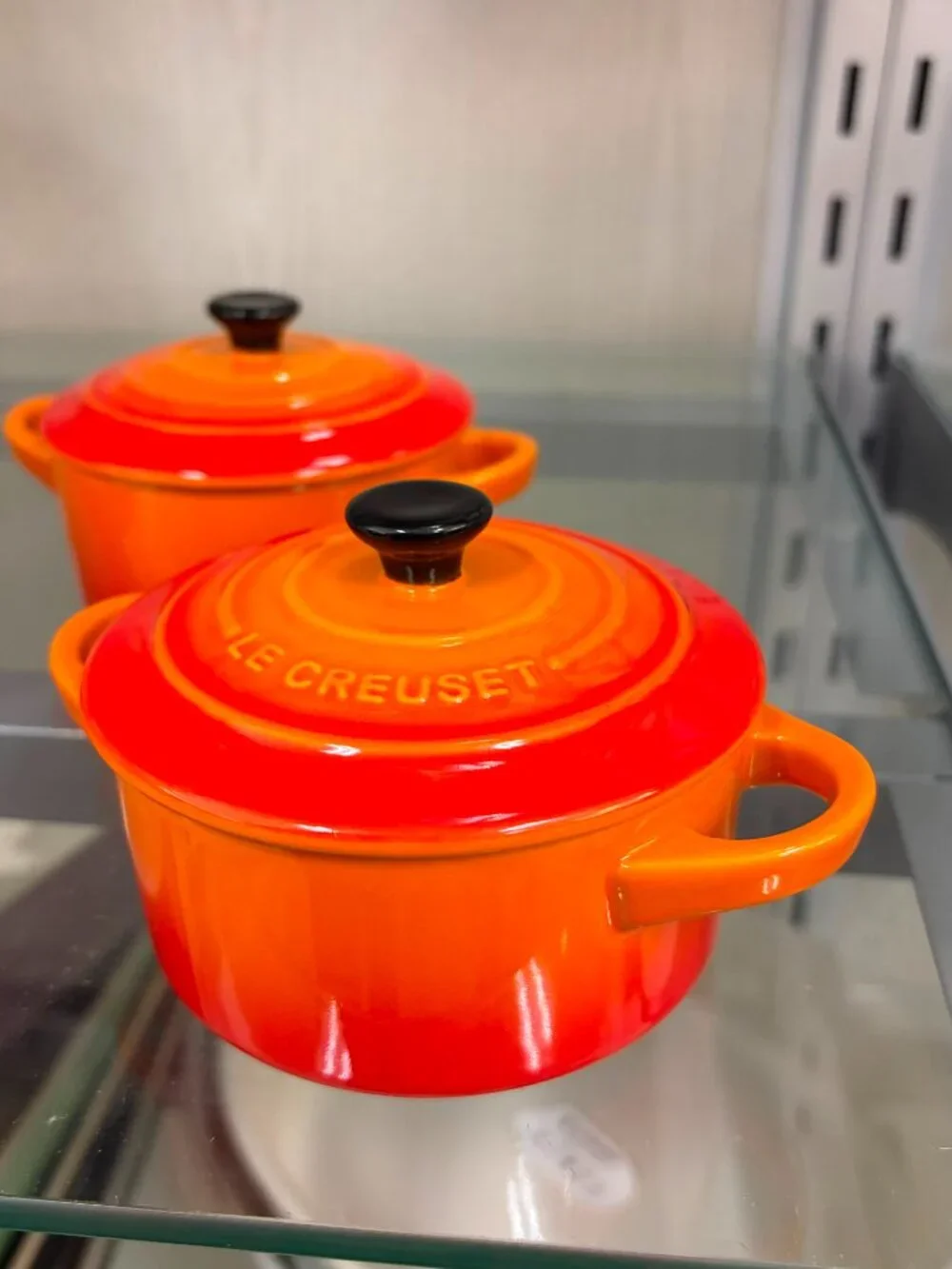 NWT Le Creuset Stoneware Mini Cocottes for Desserts Baking Set of 3